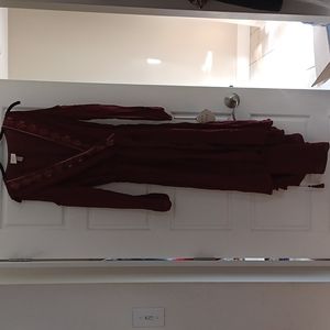 Knox rose, small, burgundy
